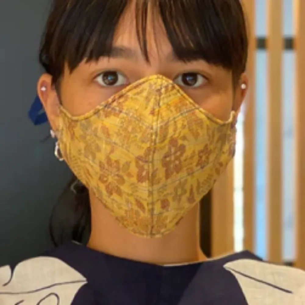VPL for Athleta Japanese Vintage Kimono Face Mask!